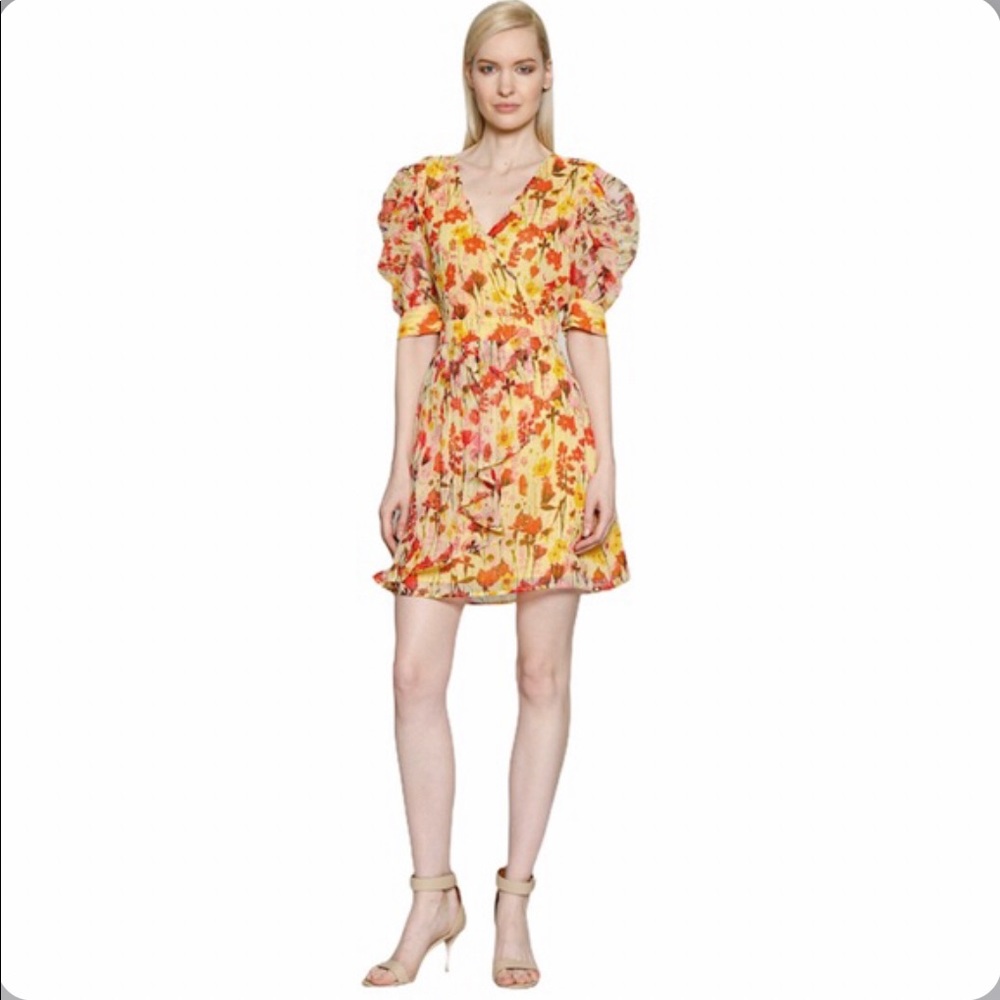 Walter Baker Adriana Dress Yellow Tulip size 2